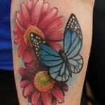 Tattoos - Butterfly & Flowers - 126784